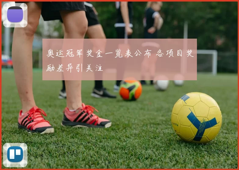 奥运冠军奖金一览表公布 各项目奖励差异引关注