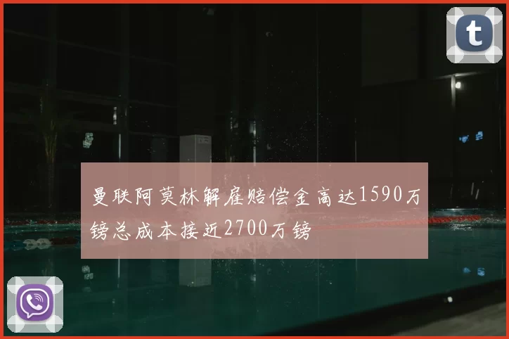 曼联阿莫林解雇赔偿金高达1590万镑总成本接近2700万镑